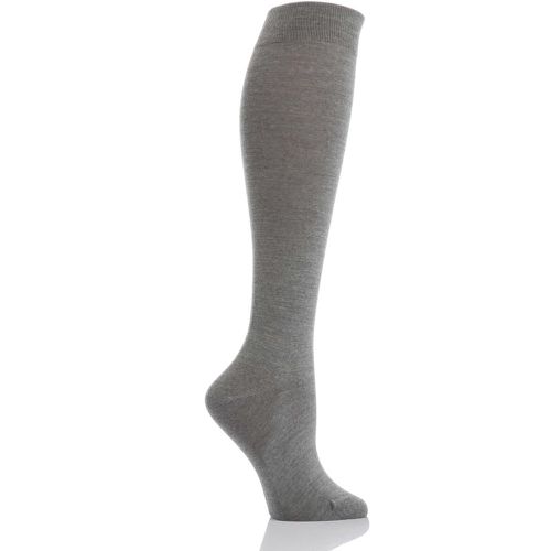 Pair Shetland Soft Merino Wool Knee High Socks Ladies 5.5-6.5 Ladies - Falke - Modalova