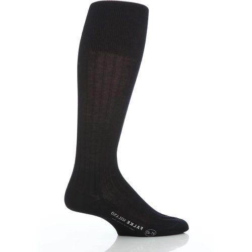 Pair Dark Navy Milano 97% Cotton Knee High Socks Men's 8.5-9.5 Mens - Falke - Modalova