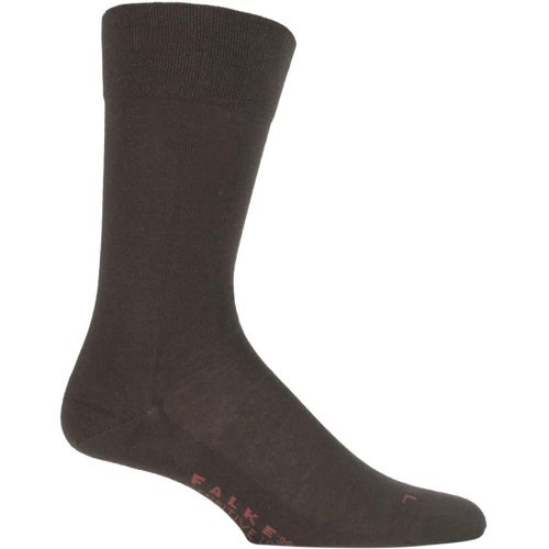 Pair Dark Melange Sensitive London Cotton Left and Right Socks With Comfort Cuff Men's 11.5-14 Mens - Falke - Modalova