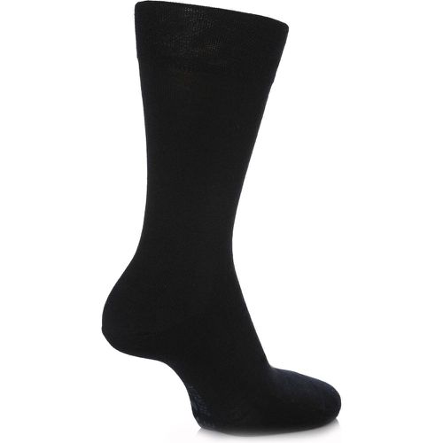 Pair Dark Navy Sensitive Berlin Virgin Wool Left and Right Socks With Comfort Cuff Men's 5.5-8 Mens - Falke - Modalova