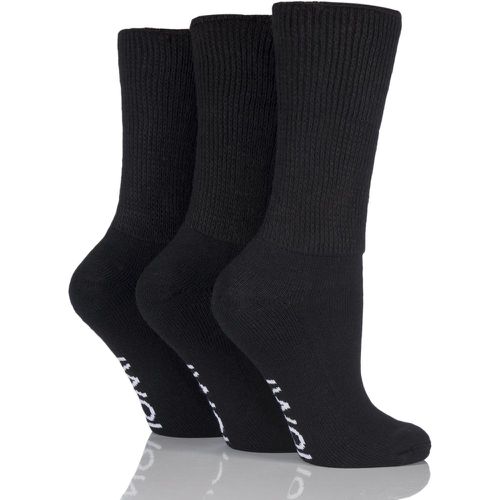 Pair Footnurse Gentle Grip Cushioned Foot Diabetic Socks Ladies 4-8 Ladies - Iomi - Modalova