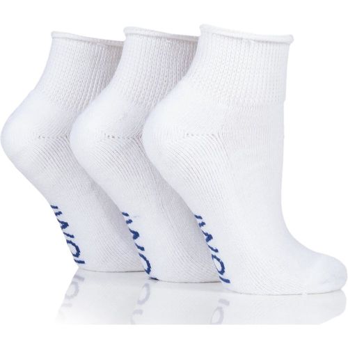 Pair Footnurse Gentle Grip Diabetic Ankle Socks Ladies 4-8 Ladies - Iomi - Modalova