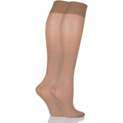 Pair Natural Tan Footnurse Energising Compression Socks Ladies 4-7 Ladies - Iomi - Modalova