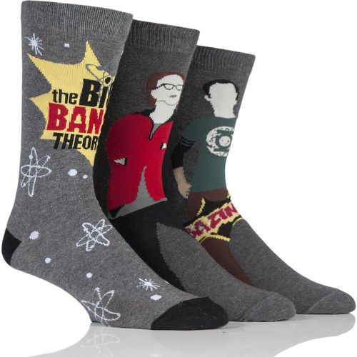 Pair Big Bang Theory Socks Men's 6-11 Mens - Film & TV Characters - Modalova