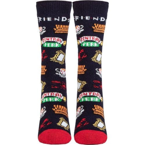 Women's 1 Pair SOCKSHOP 1.6 TOG Lite Friends Thermal Socks Navy 4-8 Ladies - Heat Holders - Modalova