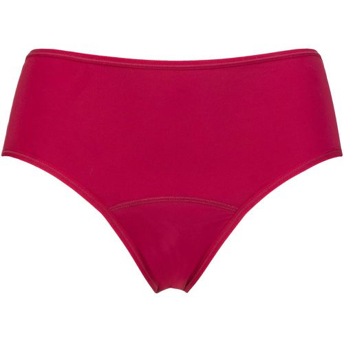 Women's 1 Pair Recycled Period Midi Briefs Dark Cherry UK 16-18 - Love Luna - Modalova