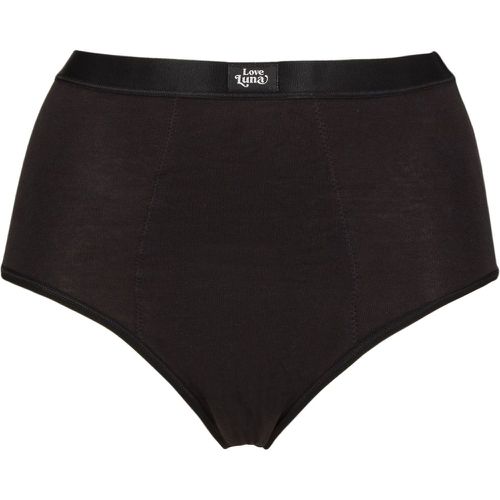 Pack Women's Organic Cotton Super Period Full Brief 8-10 UK - Love Luna - Modalova