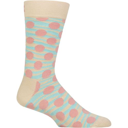 Mens and Ladies 1 Pair Happy Socks Tiger Dot Socks 7.5-11.5 Unisex - SockShop - Modalova