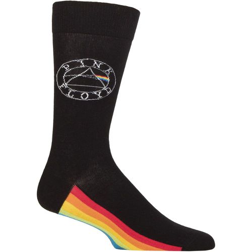 Music Collection 1 Pair Pink Floyd Cotton Socks Spectrum One Size - SockShop - Modalova
