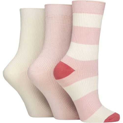 Women's 3 Pair Bamboo Ribbed Socks 4-8 - SockShop - Modalova