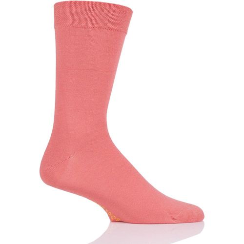 Pair Peaches and Cream Colour Burst Bamboo Socks with Smooth Toe Seams Men's 6-11 Mens - SockShop - Modalova