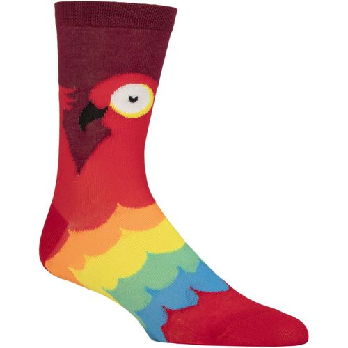 Mens and Women's SOCKSHOP 1 Pair Bamboo Fun & Novelty Socks Parrot 7-11 - Lazy Panda - Modalova