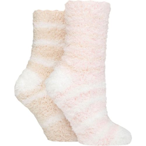 Ladies 2 Pair Fluffy and Cosy Leisure Socks Shetland / 4-8 Ladies - SockShop - Modalova