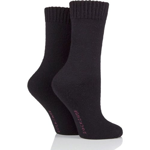 Pair Wool Mix Plain Boot Socks Ladies 4-8 Ladies - SockShop - Modalova