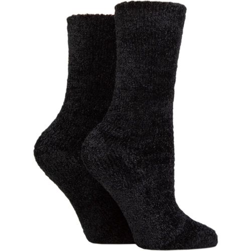 Ladies 2 Pair Chenille Boot Socks 4-8 - SockShop - Modalova