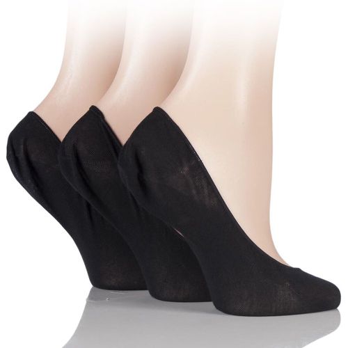 Pair Cotton Rich Shoeliners Ladies Small/Medium - SockShop - Modalova