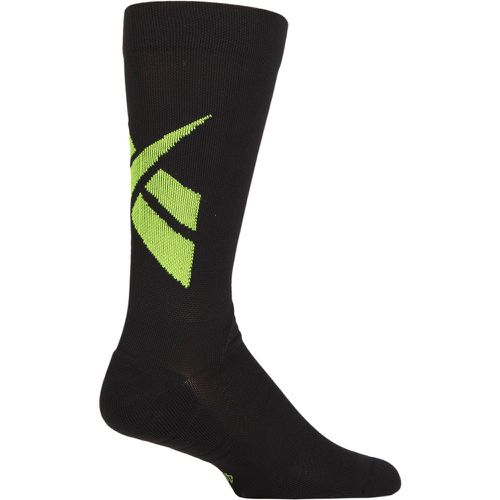 Mens and Women's 1 Pair Technical Recycled Crew Technical Fitness Socks with Arch Support / Green 2.5-3.5 UK - Reebok - Modalova