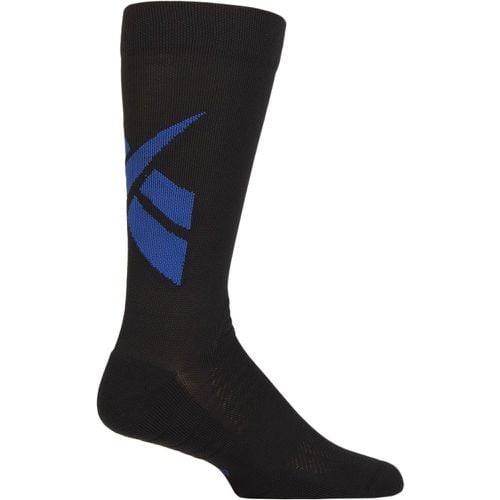 Mens and Women's 1 Pair Technical Recycled Crew Technical Fitness Socks with Arch Support / Blue 2.5-3.5 UK - Reebok - Modalova