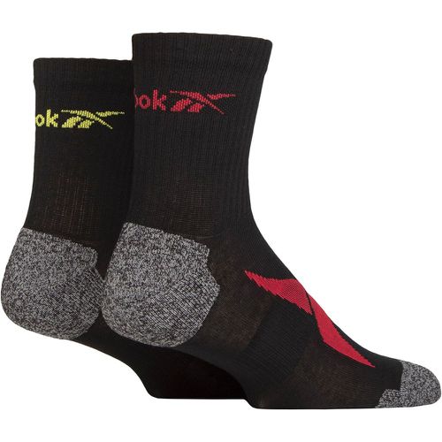 Mens and Ladies 2 Pair Technical Recycled Ankle Technical Running Socks 6.5-8 UK - Reebok - Modalova