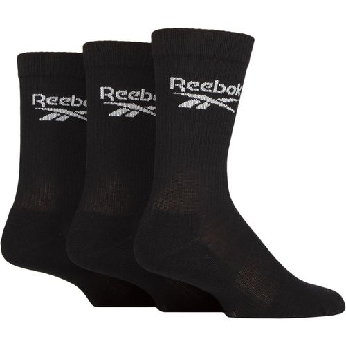Mens and Ladies 3 Pair Reebok Core Ribbed Cotton Crew Socks 6.5-8 UK - SockShop - Modalova
