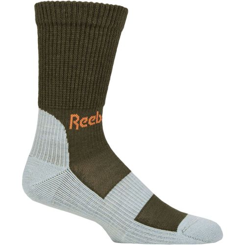 Mens and Ladies 1 Pair Reebok Technical Wool Rich Crew Technical Trekking Socks / Light Blue 4.5-6 UK - SockShop - Modalova