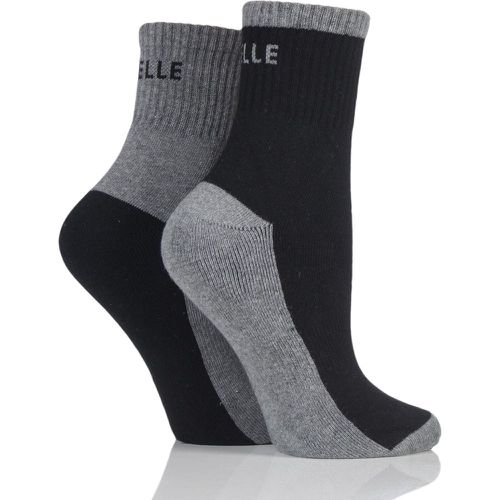Pair Sports Cushioned Ankle Socks Ladies 4-8 Ladies - Elle - Modalova