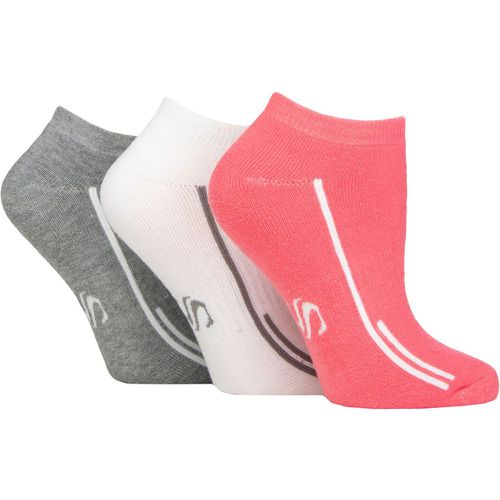 Women's 3 Pair Performance Sport Cushioned Trainer Socks Mix 4-8 - SockShop - Modalova