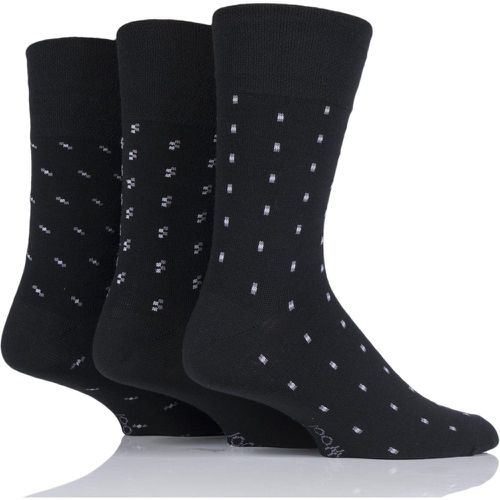 Pair Patterned Wool Socks Men's 6-11 Mens - Gentle Grip - Modalova