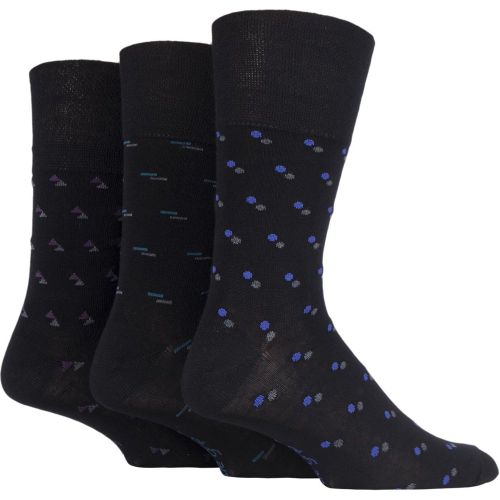 Pair Suit Patterned Bamboo Socks Men's 6-11 Mens - Gentle Grip - Modalova