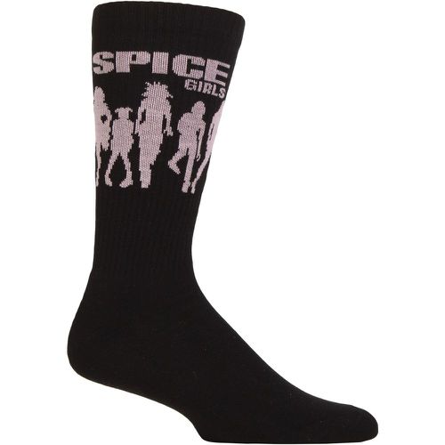 Music Collection 1 Pair The Spice Girls Cotton Socks Silhouette One Size - SockShop - Modalova