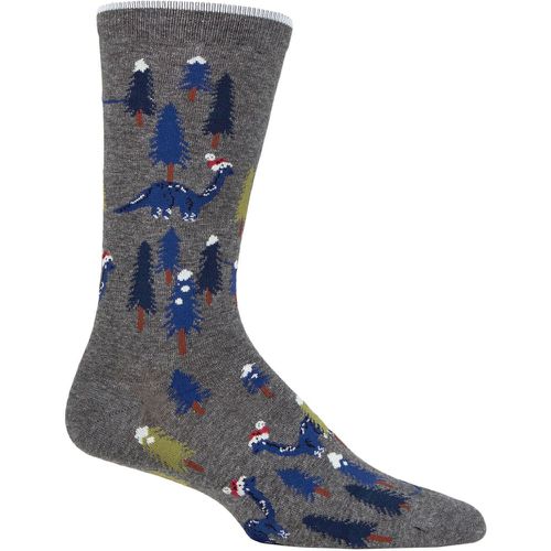 Mens 1 Pair Jimason Dinosaur Organic Cotton Socks 7-11 Mens - Thought - Modalova