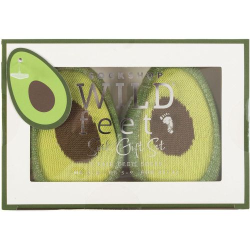 Ladies 1 Pair Wildfeet Food Gift Boxed Socks Avocado 4-8 - SockShop - Modalova