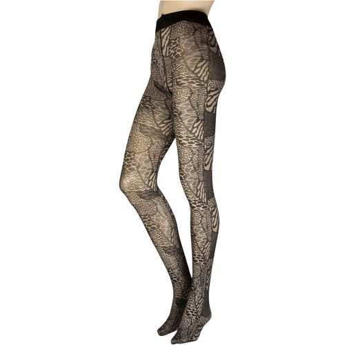 Women's 1 Pair Thyme All Over Animal Print Tights Rope Medium - Trasparenze - Modalova