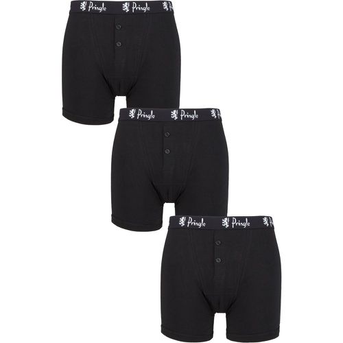 Pack Button Front Cotton Boxer Shorts Men's XXX-Large - Pringle - Modalova