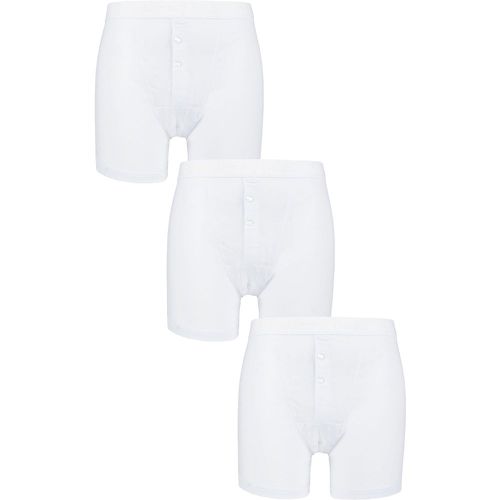 Pack Button Front Cotton Boxer Shorts Men's Large - Pringle - Modalova