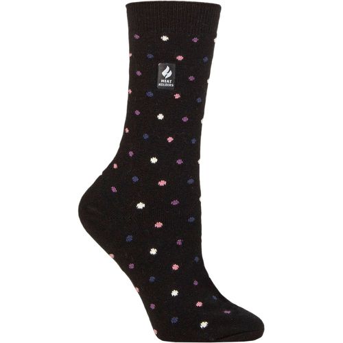 Women's 1 Pair SOCKSHOP 1.0 TOG Ultralite Striped, Argyle & Patterned Socks Turlan Dots / Heather Rose 4-8 - Heat Holders - Modalova