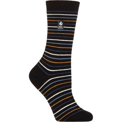 Women's 1 Pair SOCKSHOP 1.0 TOG Ultralite Striped, Argyle & Patterned Socks Annapurna Stripe Navy 4-8 - Heat Holders - Modalova