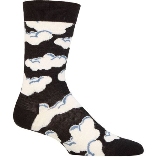 Mens and Women's 1 Pair Under the Clouds Wool Socks 7.5-11.5 Unisex - Happy Socks - Modalova