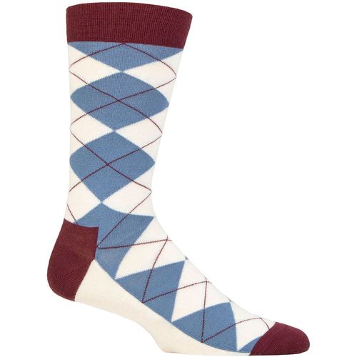 Mens and Ladies 1 Pair Argyle Wool Socks Multi 4-7 Unisex - Happy Socks - Modalova