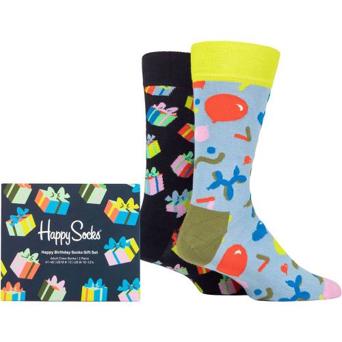 Pair Happy Birthday Gift Boxed Socks Multi 4-7 Unisex - Happy Socks - Modalova