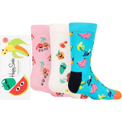 Kids 3 Pair Fruit Socks Gift Set Multi 0-12 Months - Happy Socks - Modalova