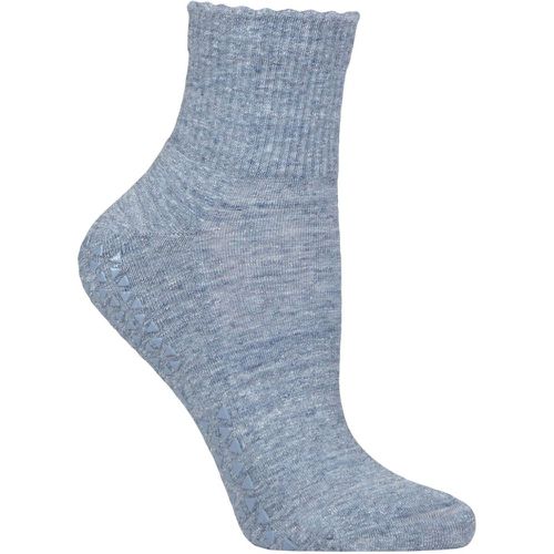 Women's 1 Pair Aria Grip Socks Sky 3-5.5 Ladies - Tavi Noir - Modalova