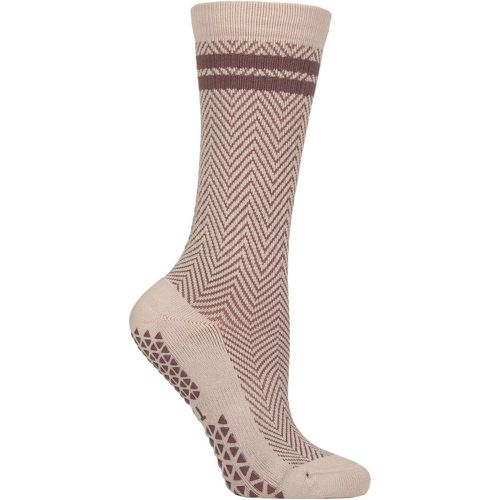 Women's 1 Pair Tavi Noir Kai Grip Socks Soft Blush Medium - SockShop - Modalova