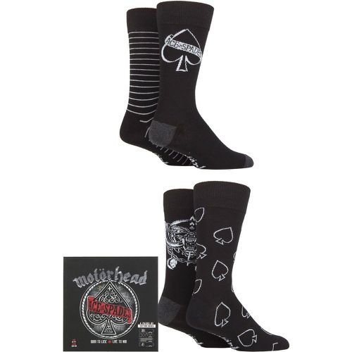 Motorhead 4 Pair Exclusive to Gift Boxed Cotton Socks 6-11 UK Shoe - SockShop - Modalova