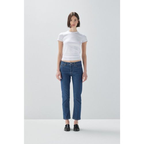 Jeans straight taglio cropped - Please - Modalova