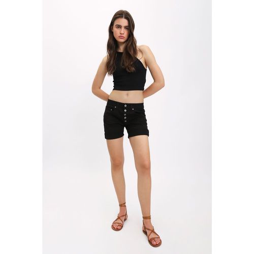 Shorts con chiusura a cinque bottoni - Please - Modalova