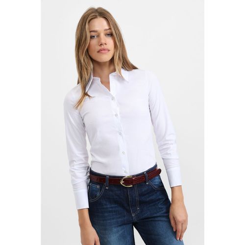 Camicia con collo classico e maniche lunghe - Please - Modalova