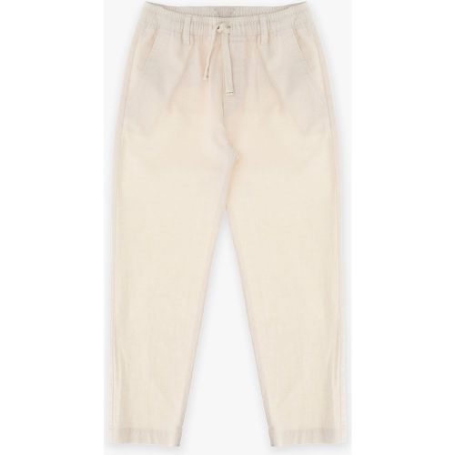 Pantaloni straight monocolour con tasche verticali e coulisse - Please - Modalova