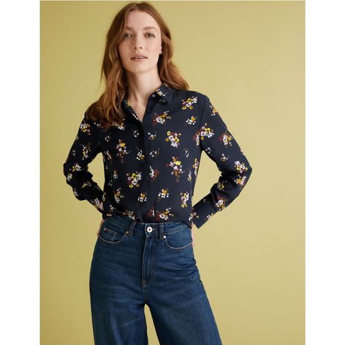 Floral Long Sleeve Shirt navy - Marks & Spencer - Modalova