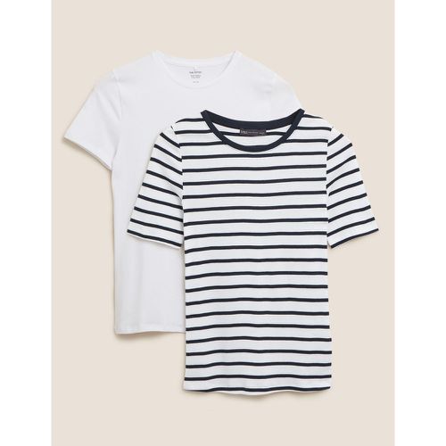 Pack Pure Cotton Regular Fit T-Shirts - Marks & Spencer - Modalova